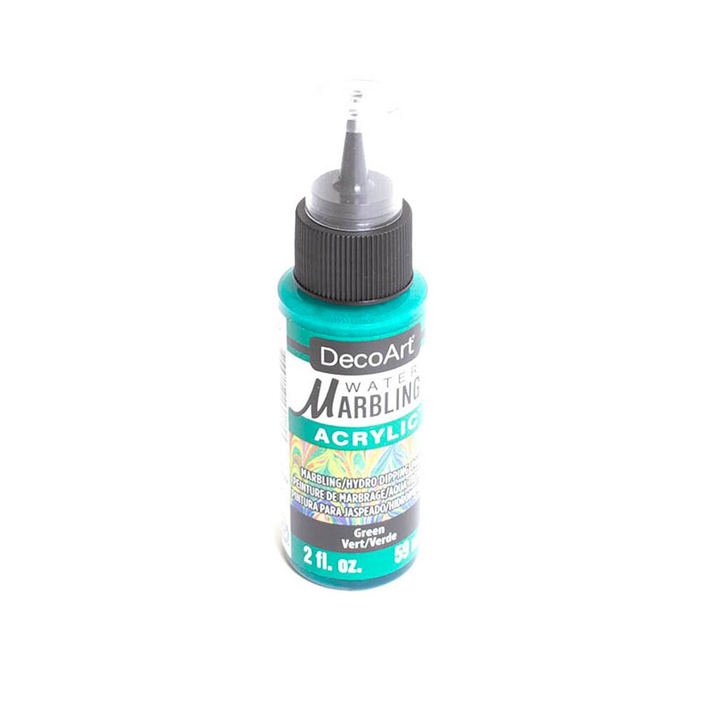 DecoArt, Paints, Art & School, Water Marbling, 2 ounce, 675003, Green
